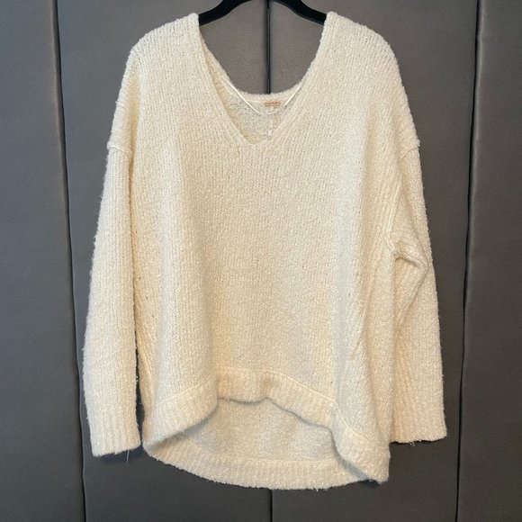 Free People Off-the-shoulder Oversized Sweater - Picture 1 of 2